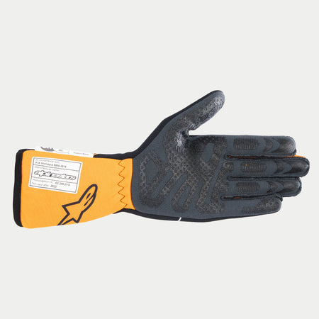 Alpinestars Tech-1 Race V4 Gloves - Black/Orange Fluo
