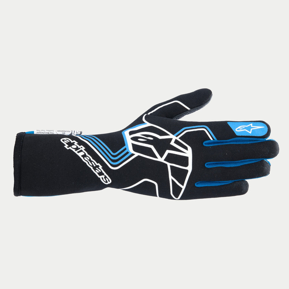 Alpinestars Tech-1 Race V4 Gloves - Black/Blue
