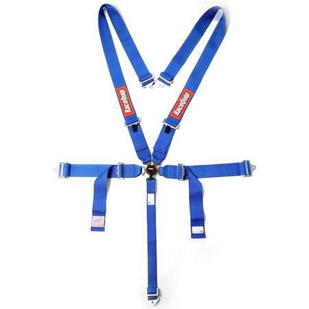 RaceQuip 5-Point Sportsman SFI 16.1 5-Point Camlock Harness Set - Blue