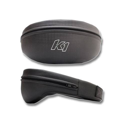 K1 RaceGear Junior Carbon-Look Neck Support - Carbon/Yellow