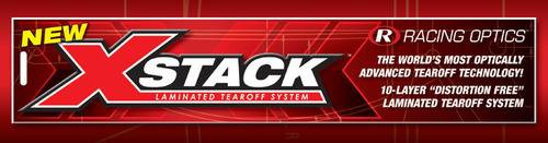 Racing Optics XStack™ Tearoffs - Clear