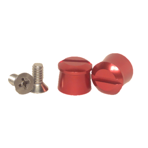 Pulse Aluminum Tear Off Posts - Red