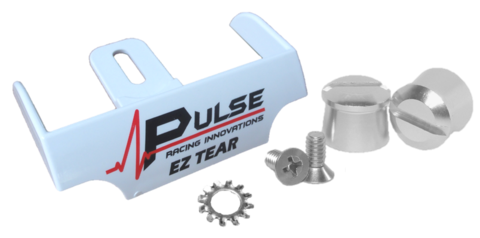 Pulse EZ Tear White w/ Silver Tear Off Posts