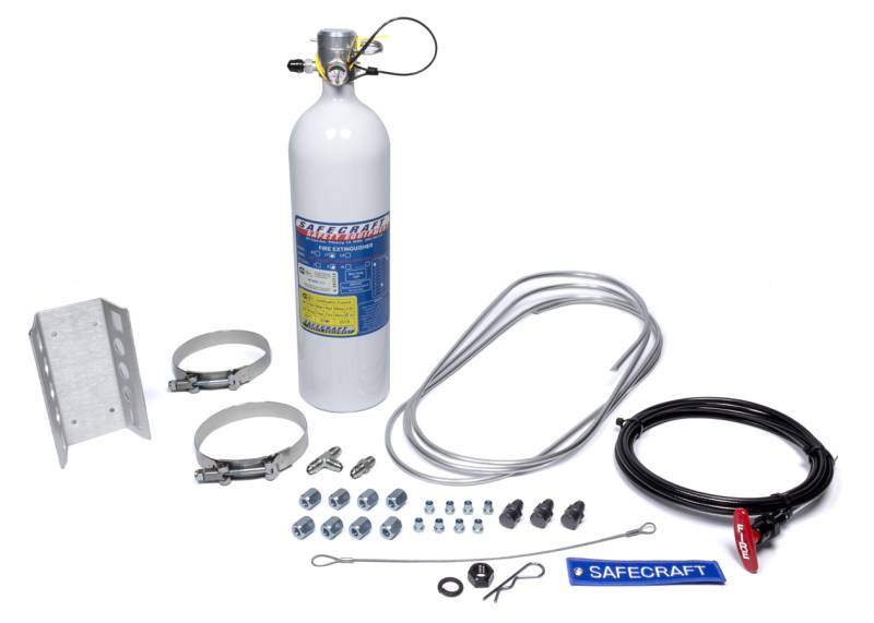 Safecraft Model LT Fire Suppression System - 5 lb - Novec 1230 - Pull Cable - Circle Track