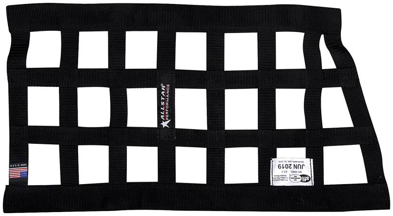 Allstar Performance Window Net Border Style Funny Car - Black - SFI