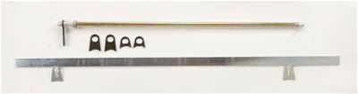 RaceQuip Window Net Mount Kit - Spring Loaded Pin - 19.5" Round Top/35" Flat Bottom