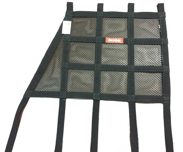 RaceQuip Hybrid Angle Front Window Net - 18" x 18" w/ Angle Front