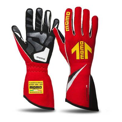 Momo Corsa R Racing Gloves - Red