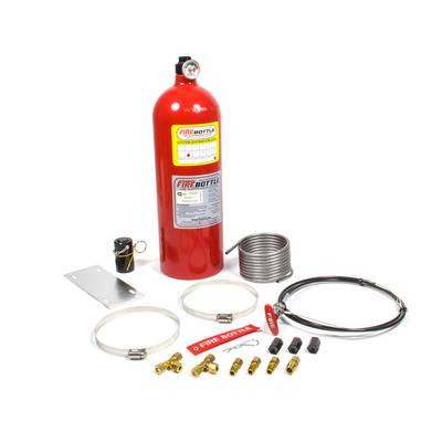Firebottle Fire Suppression System -10 lb. - Manual - Pull Cable - Steel Tubing