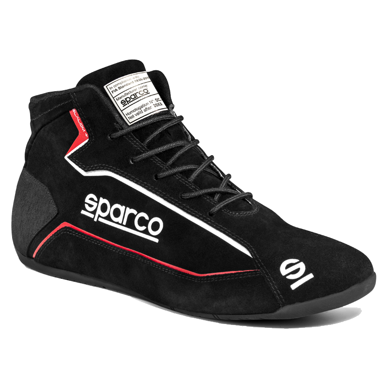 Sparco Slalom+ Suede Shoe - Red