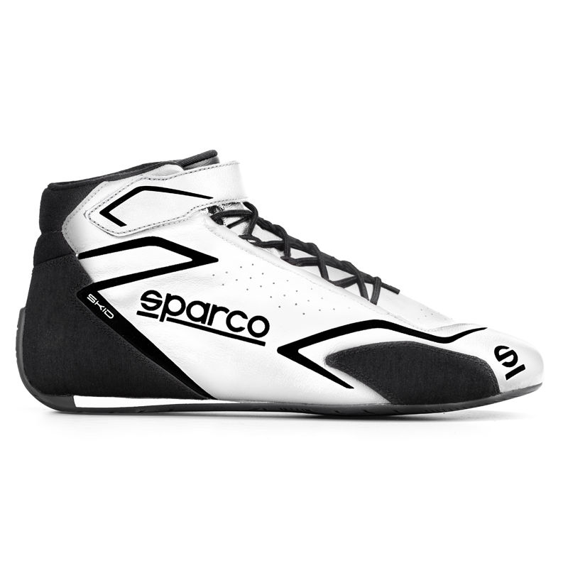 Sparco Skid Shoe - White/Black