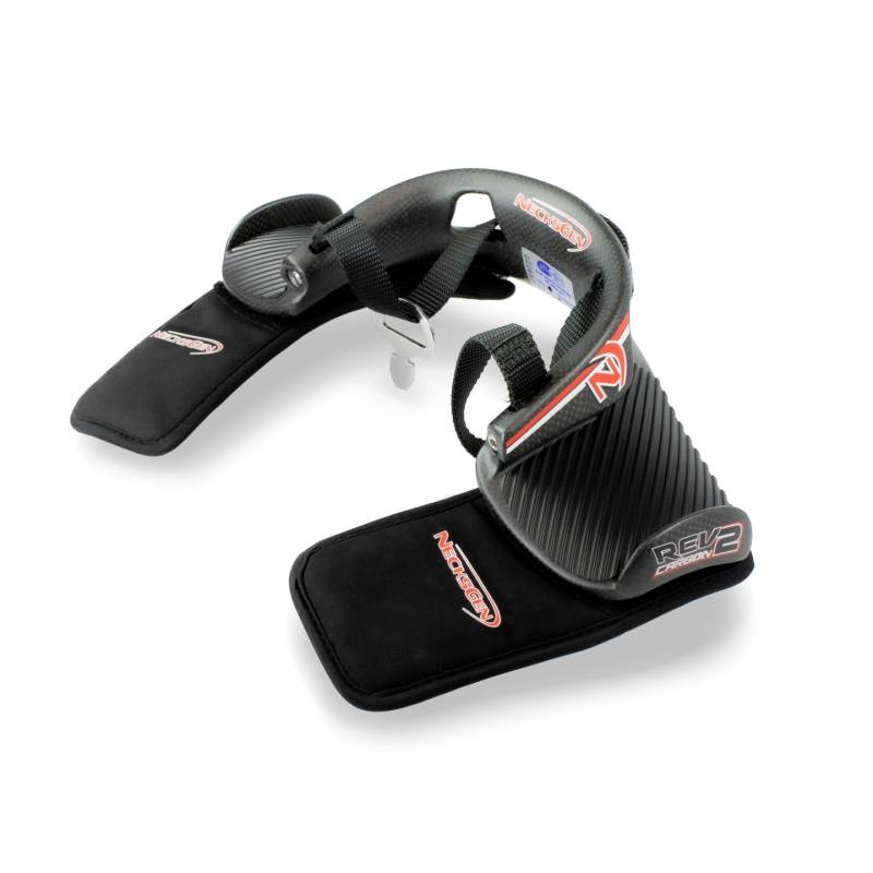 NecksGen REV 2 Carbon Head & Neck Restraint - 2" Harness