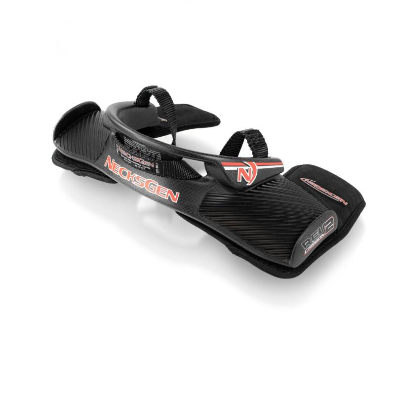 NecksGen REV 2 Carbon Head & Neck Restraint - 2" Harness