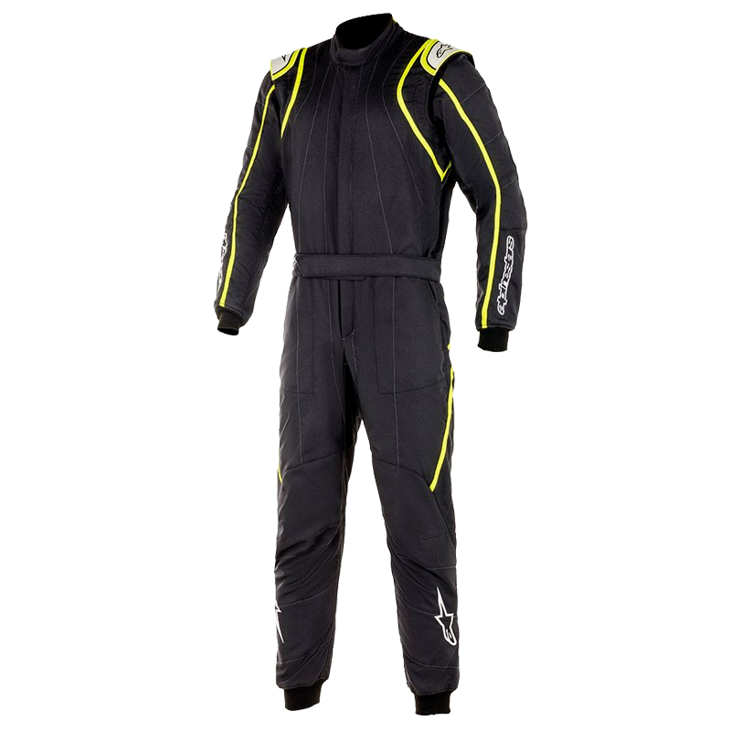 Alpinestars GP Race v2 Suit - Black/Yellow Fluo