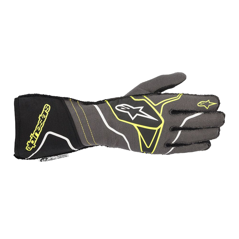 Alpinestars Tech 1-ZX v2 Glove - Anthracite/Yellow Fluo/Black
