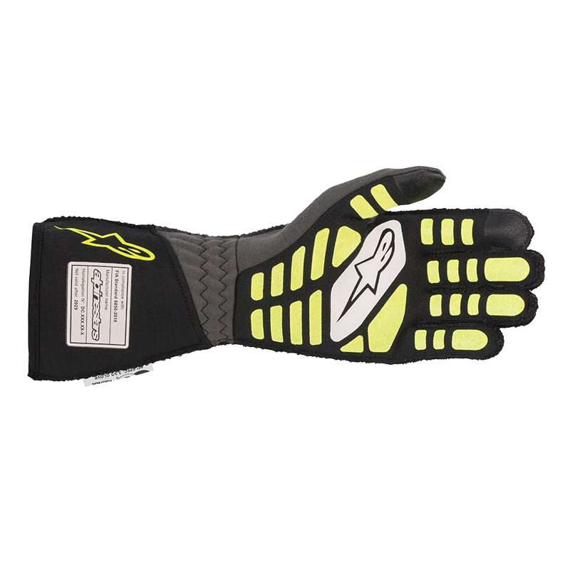 Alpinestars Tech 1-ZX v2 Glove - Anthracite/Yellow Fluo/Black