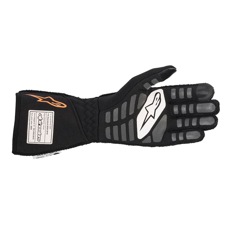 Alpinestars Tech 1-ZX v2 Glove - Black/Orange Fluo