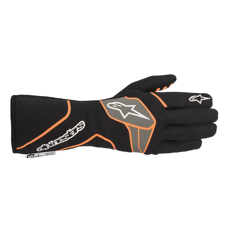 Alpinestars Tech 1 Race v2 Glove - Black/Orange Fluo