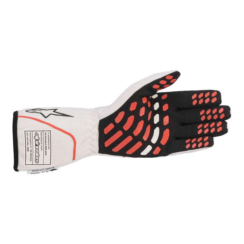 Alpinestars Tech 1 Race v2 Glove - White/Black/Red