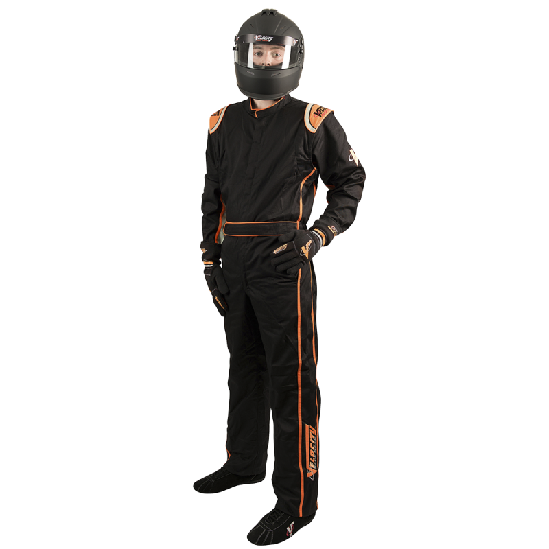 Velocity 1 Sport Suit - Black/Fluo Orange