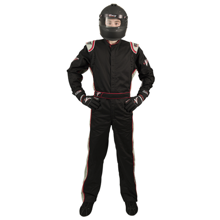 Velocity 1 Sport Suit - Black/Silver
