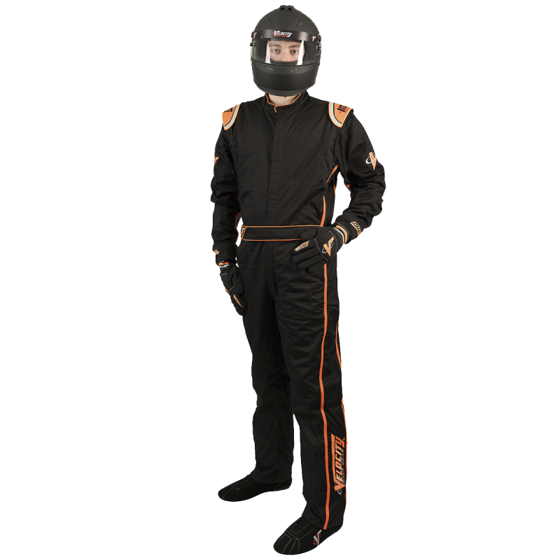 Velocity 5 Race Suit - Black/Fluo Orange