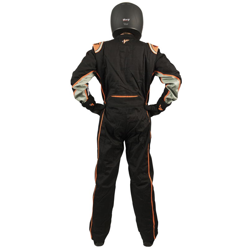 Velocity 5 Race Suit - Black/Fluo Orange