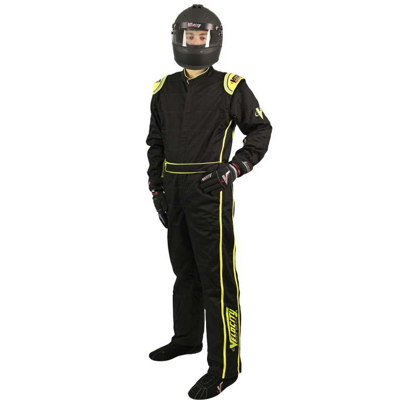 Velocity 5 Race Suit - Black/Fluo Yellow