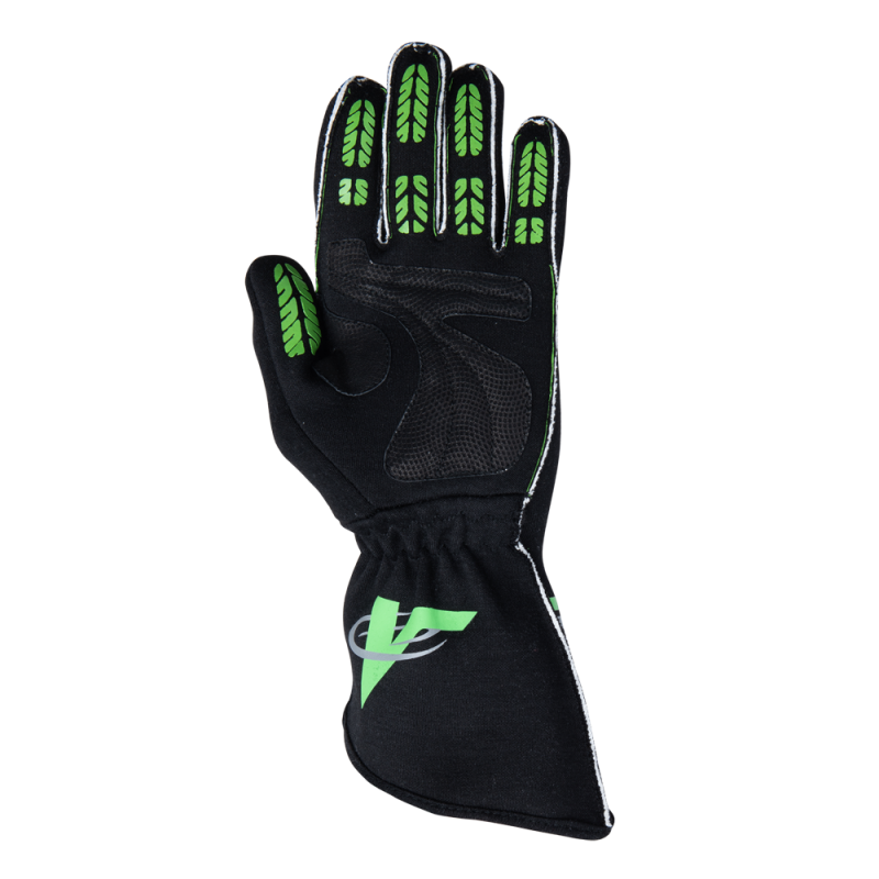 Velocity Fusion Glove - Black/Fluo Green/Silver