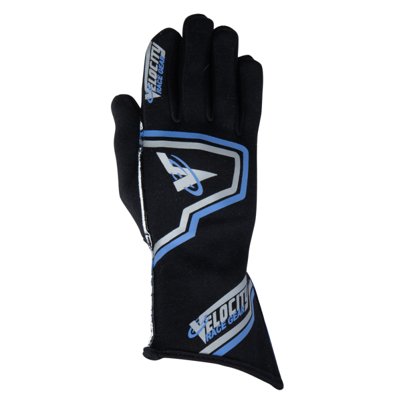 Velocity Fusion Glove - Black/Silver/Blue