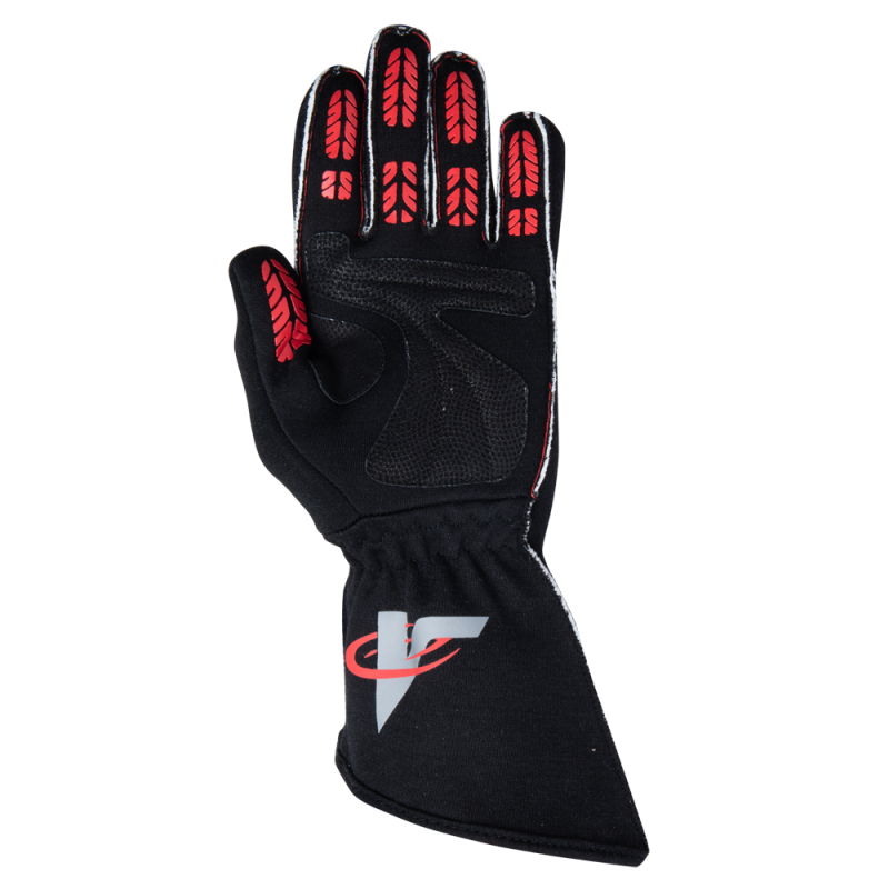 Velocity Fusion Glove - Black/Silver/Red