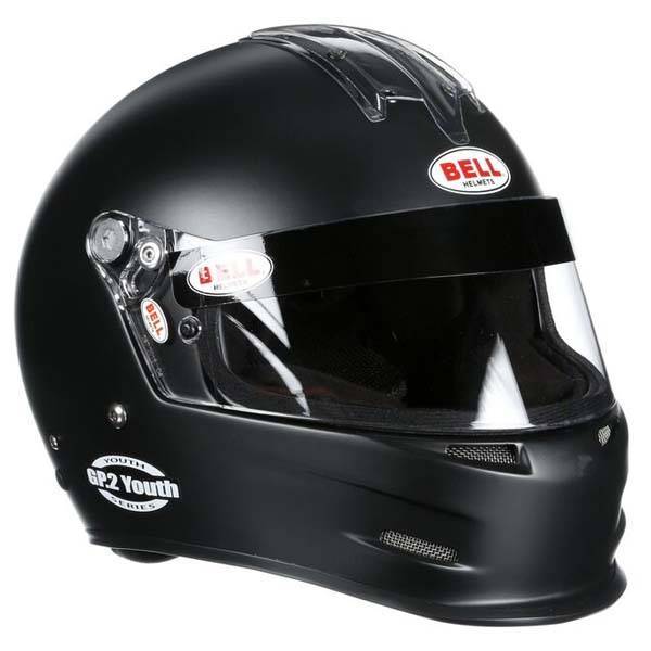 bell fighter helmet Bell Helmets 1425014 SFI 24.1 (2015) Flat Black Gp.2 Youth Series Helmet 4X-Small, Kids Unisex, Size: 4XL