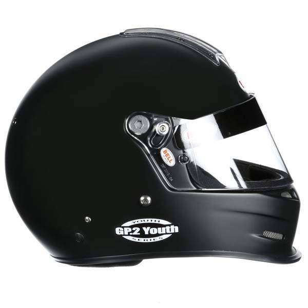 bell blade youth helmet Bell Helmets 1425014 SFI 24.1 (2015) Flat Black Gp.2 Youth Series Helmet 4X-Small, Kids Unisex, Size: 4XL