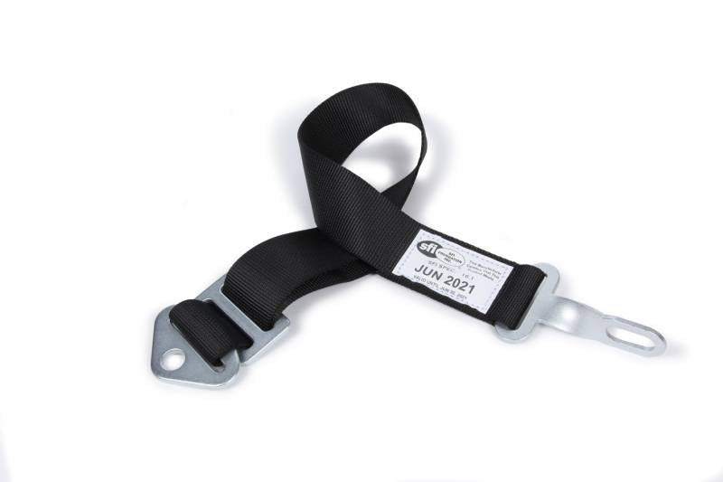 Simpson Bolt-In Semi-Adjustable Anti-Submarine Belt - Latch & Link - Black