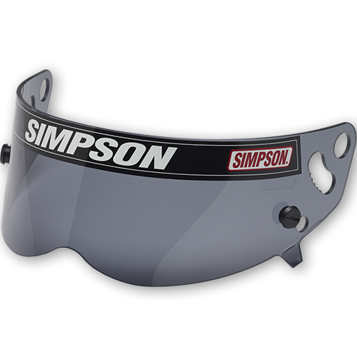 Simpson Helmet Shield - Diamondback/Speedway RX/X-Bandit Helmet - Snell SA2010/15 - Clear