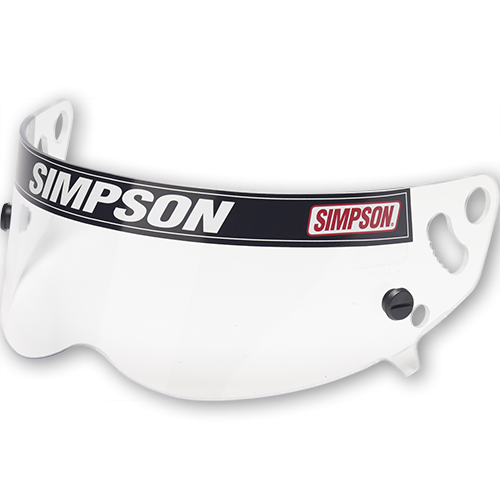 Simpson Helmet Shield - Diamondback/Speedway RX/X-Bandit Helmet - Snell SA2010/15 - Amber