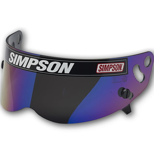 Simpson Helmet Shield - Diamondback/Speedway RX/X-Bandit Helmet - Snell SA2010/15 - Amber