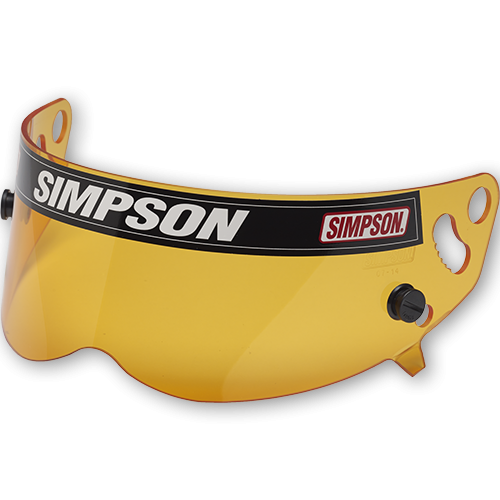 Simpson Helmet Shield - Diamondback/Speedway RX/X-Bandit Helmet - Snell SA2010/15 - Iridium