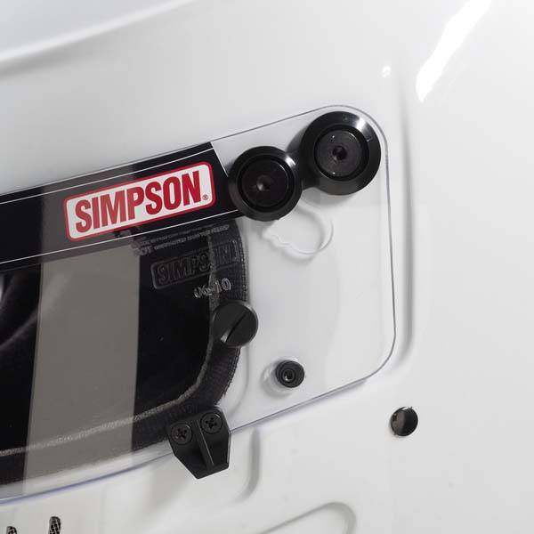 Simpson Helmet Shield - Sidewinder Voyager/Voyager Evolution - Snell SA2010/15 - Silver