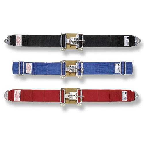 Simpson 5-Point Latch F/X Lap Belt - Pull Down Adjust - 62" Bolt-In - Blue