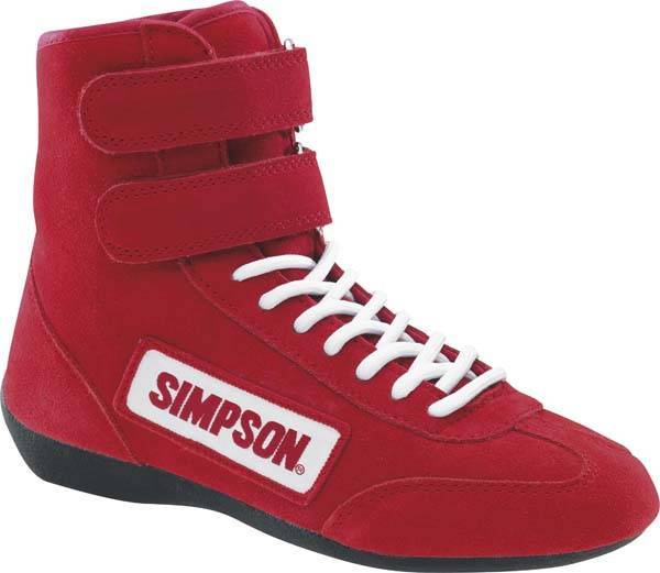 Simpson Hightop Shoe - Red