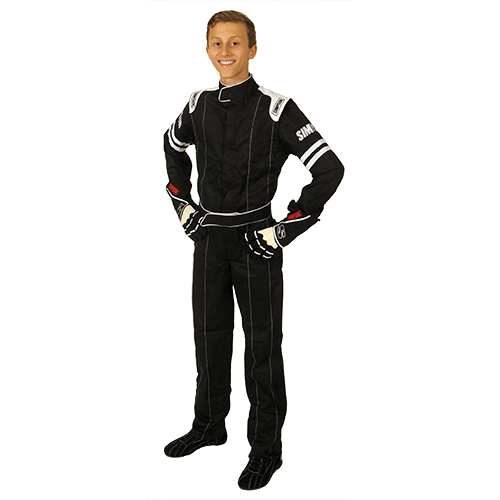Simpson Legend II Youth Racing Suit - Black/White