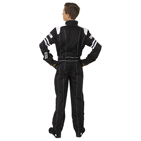 Simpson Legend II Youth Racing Suit - Black/White