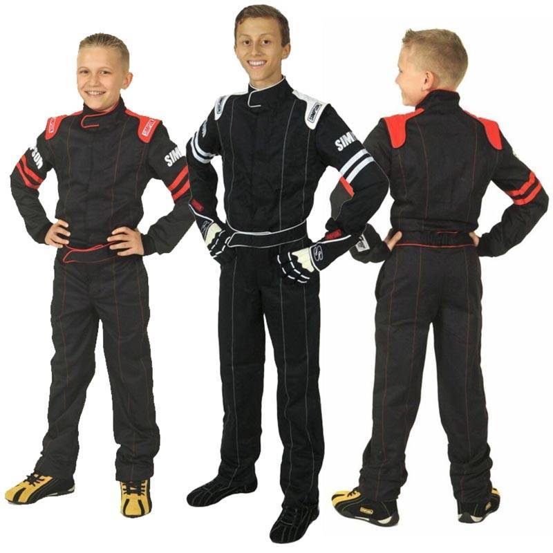 Simpson LY22071 Simpson Legend II Youth Racing Suit - Black/White Simpson LY22071 Simpson Legend II Youth Racing Suit - Black/White