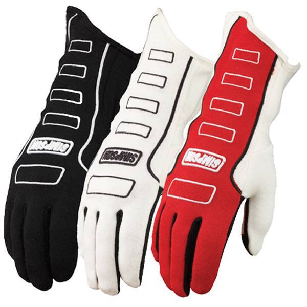 Simpson Competitor Glove - External Seam - Red