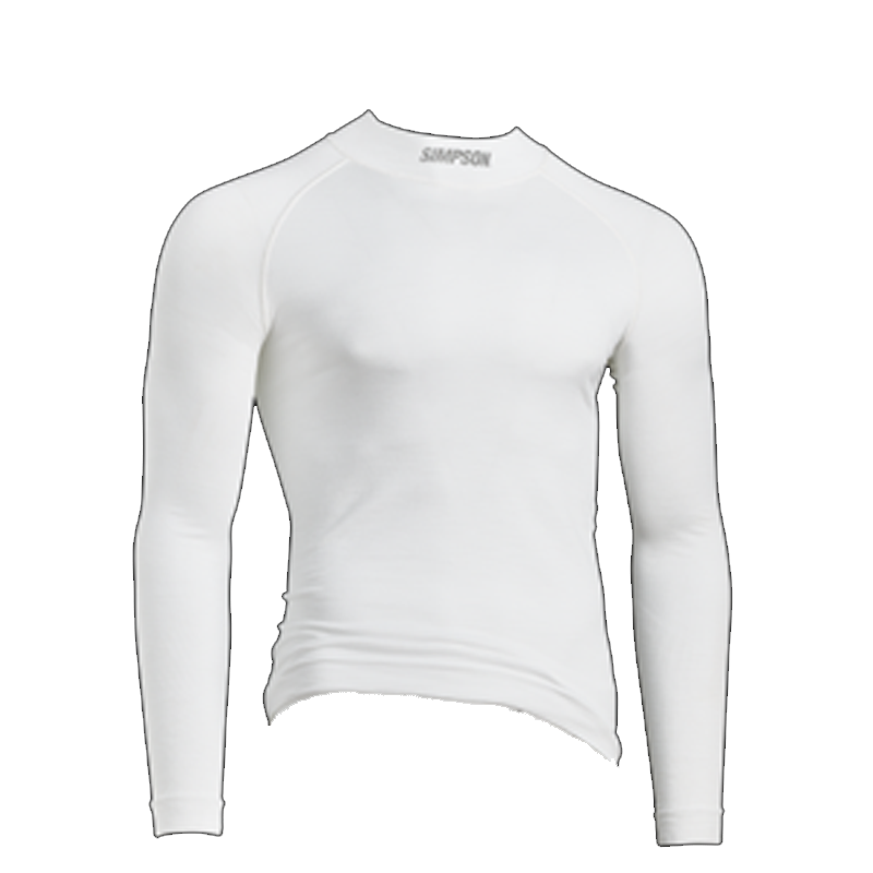 Simpson Pro-Fit Base Layer Top - Long Sleeve - White
