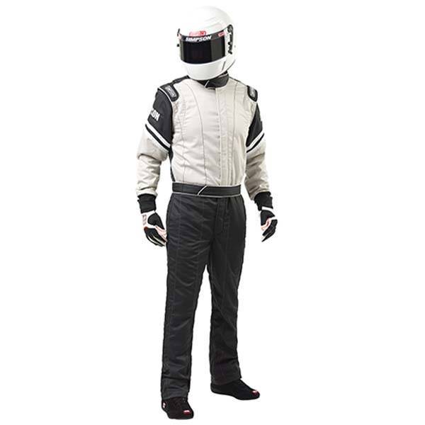 Simpson Legend II Racing Suit - Gray/Black