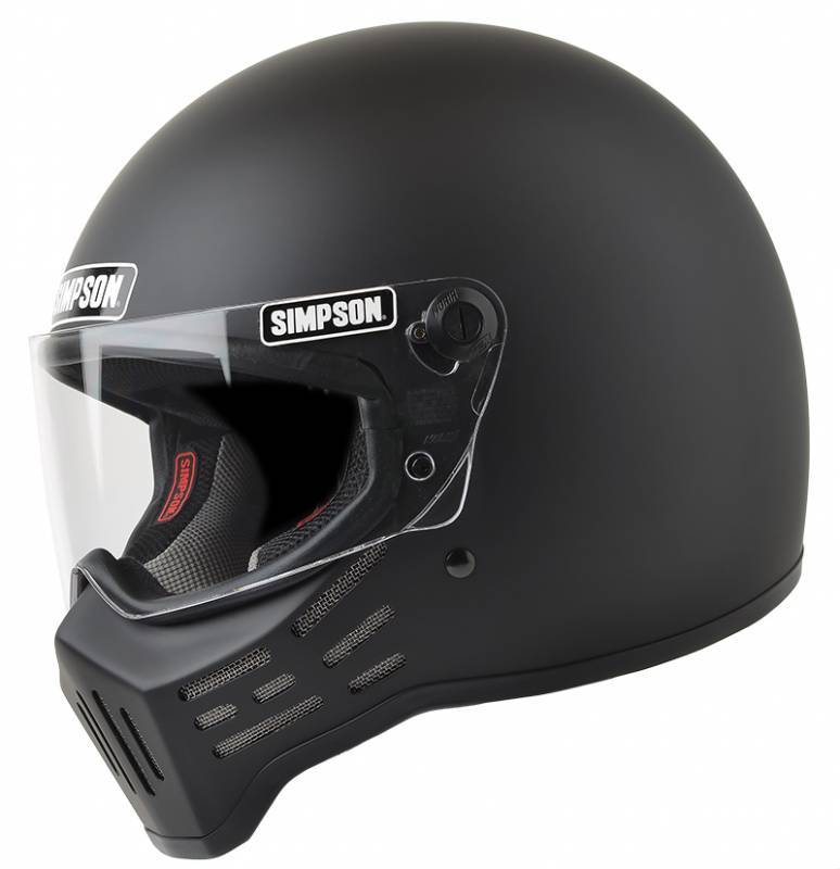 Simpson M30 Helmet - Matte Black