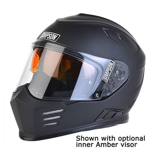 ghost motorcycle helmet Simpson Ghost Bandit Helmet Flat Black / Medium