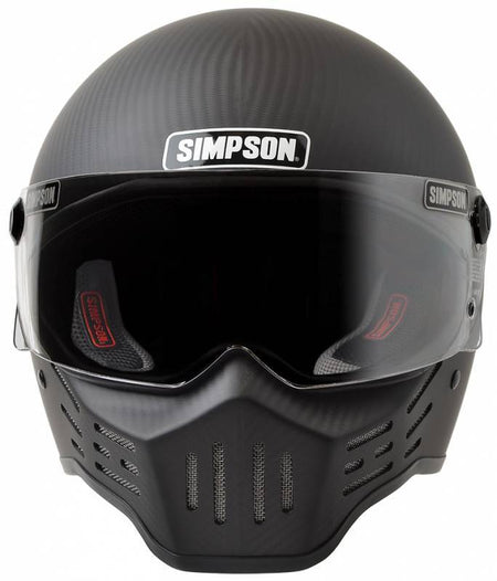 Simpson M30 Helmet - Satin Carbon Fiber